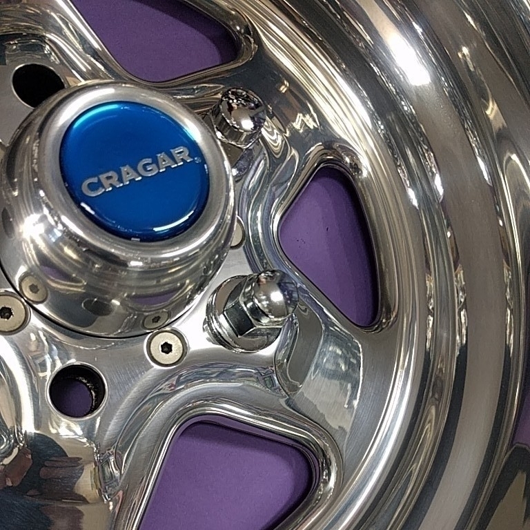 12X1.5　SSTマグ　ラグナット　クローム + クレーガー　センターワッシャー　クローム　20個セット　CRAGAR　クレーガー　WELD　ウェルド_画像3