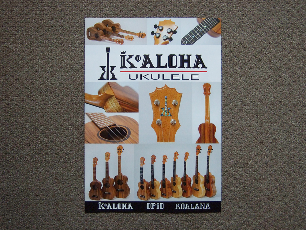 [ каталог только ]KoAloha Ukulele 2018.10 осмотр core ro - укулеле Koa Mango Rosette Acacia Models Opio KoAlana