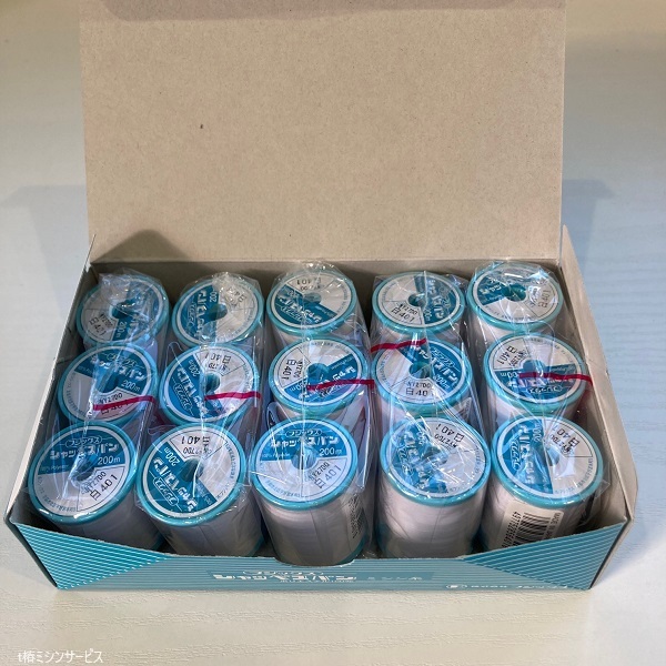  new goods Fuji ks car pe Span sewing-cotton #60 white color color number 401 1 box (15 piece entering )