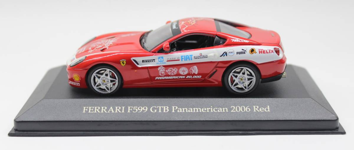 1/43 ixo(イクソ) フェラーリ F599 GTB Panamerican 2006 赤 / ixo model, Ferrari F599 GTB Panamerican 2006 Red_画像7