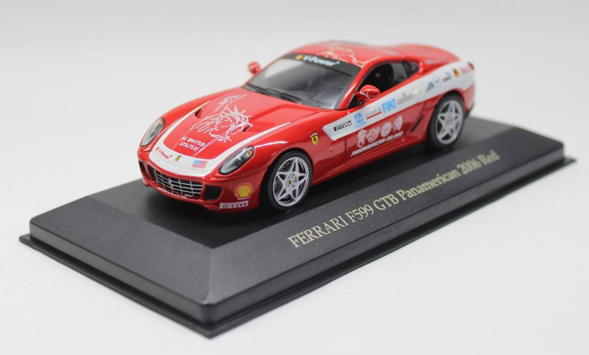 1/43 ixo(イクソ) フェラーリ F599 GTB Panamerican 2006 赤 / ixo model, Ferrari F599 GTB Panamerican 2006 Red_画像6