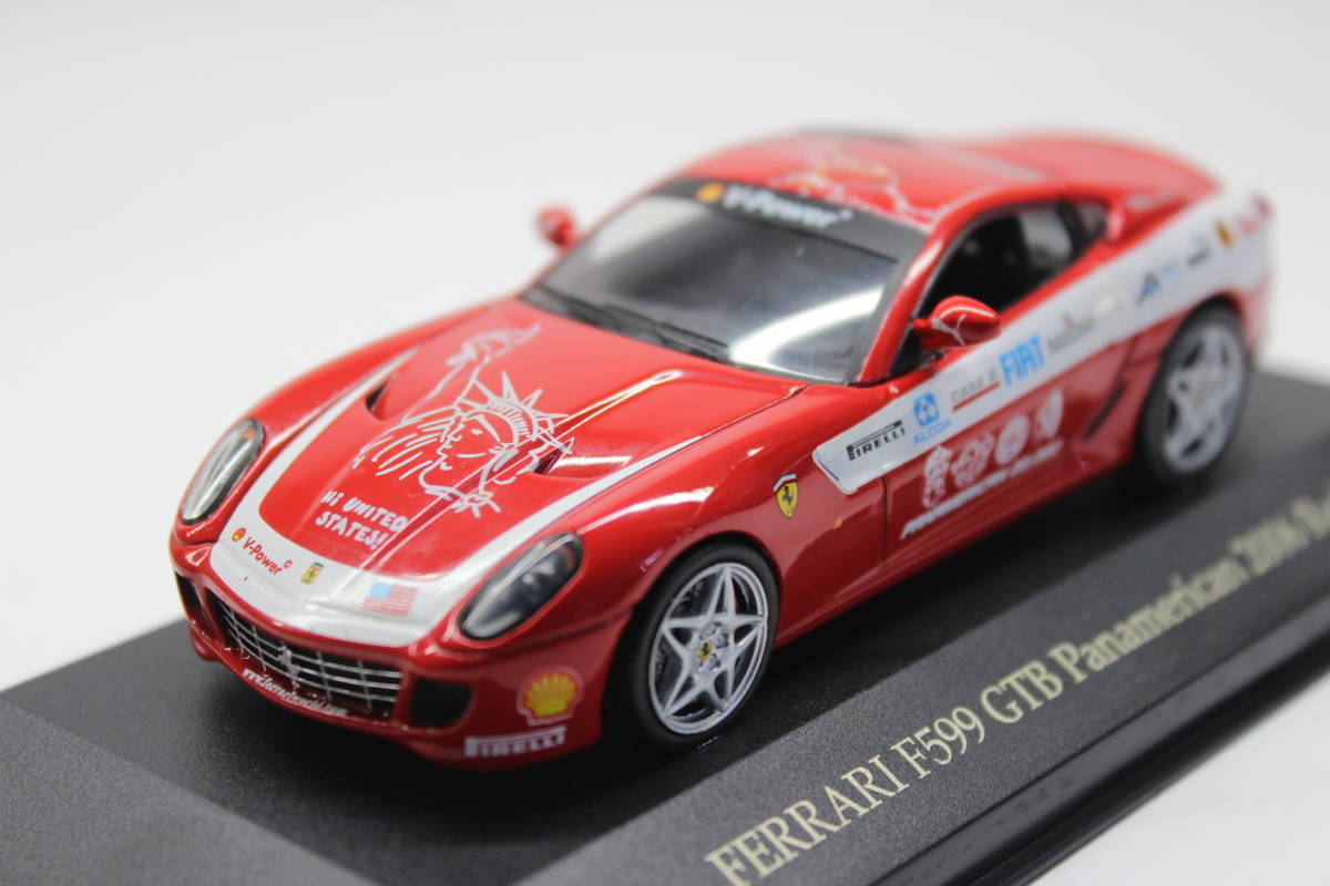 1/43 ixo(イクソ) フェラーリ F599 GTB Panamerican 2006 赤 / ixo model, Ferrari F599 GTB Panamerican 2006 Red_画像1