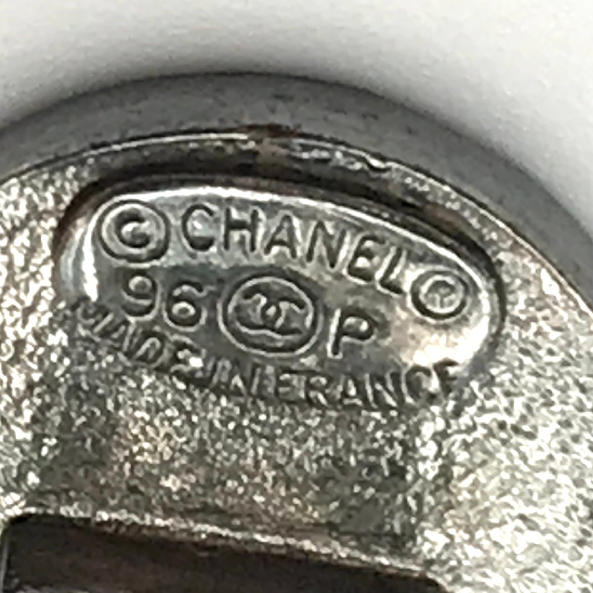 １円 美品 CHANEL シャネル ココマーク マドモアゼル メダリオン スイング ヴィンテージ ピアス 96P a2197_画像6