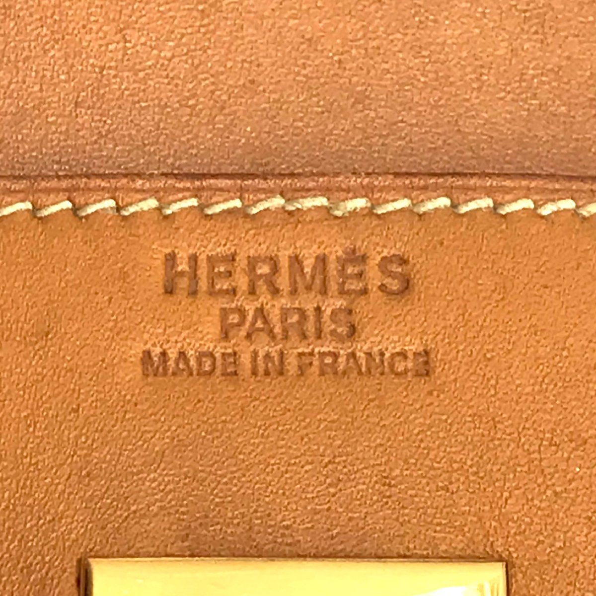 HERMES エルメス バーキン 40 ヴァッシュ ナチュラル G金具 ハンド バッグ V刻印 ブラウン k625