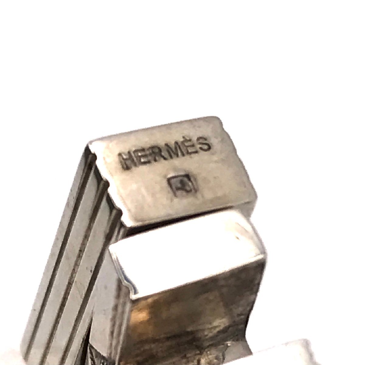 HERMES エルメス トゥアレグ カデナ 南京錠 SV925 シルバー H ロゴ バーキン ケリー 良品 k1276_画像4
