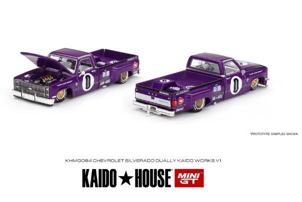 MINI GT 1/64 シボレー シルバラード デューリー KAIDO V1(左ハンドル) KHMG084 街道ハウス の画像1