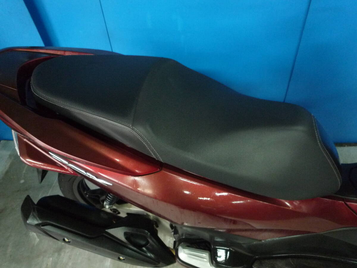 HONDA PCX125-2 ワイン エンジン始動動画 自賠責加入で乗れます 半額配送キャンペーン 期間限定価格 現状渡し諸経費０円 激安 横浜 P-Yard_画像6