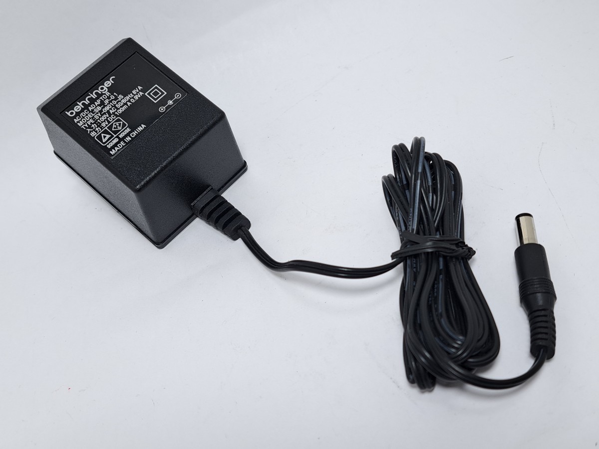 BEHRINGER Behringer AC adaptor PSU-SB electrification has confirmed DC 9V 100mA center minus 