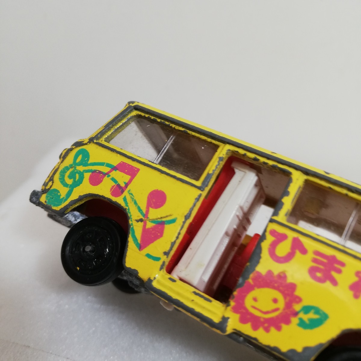 トミカ tomica NO.60 トミカ 三菱 ローザ ひまわり幼稚園 バス ミニカー 日本製 現状品の画像7
