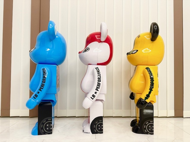 ☆最終価格!! 超希少!! BE@RBRICK ベアブリック リバティウォーク LBワークス リバケンくん リバZくん リバンナくん 1000％ 3体セット☆_画像2