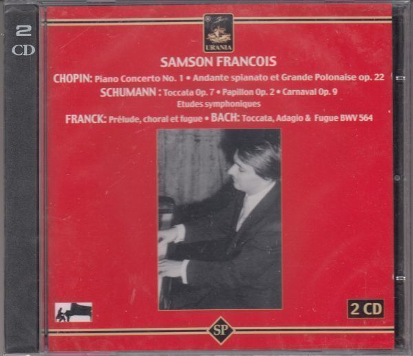 [2CD/Урания] Шопен: Концерт для фортепиано № 1/Франсуа (P) и Zipine &amp; PCO 1954-57 и т. Д.