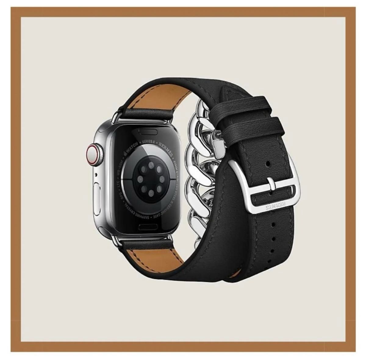 試着のみ新品】Apple Watch Hermes グルメットメタルバンドのみ 試着のみ新品】Apple Watch Hermes グルメットメタルバンドのみ