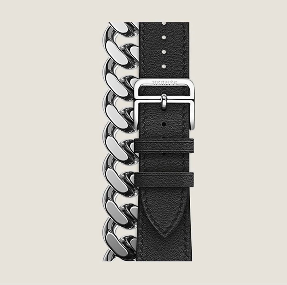 試着のみ新品】Apple Watch Hermes グルメットメタルバンドのみ 試着のみ新品】Apple Watch Hermes グルメットメタルバンドのみ