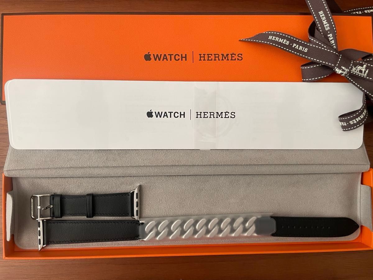 試着のみ新品】Apple Watch Hermes グルメットメタルバンドのみ 試着のみ新品】Apple Watch Hermes グルメットメタルバンドのみ