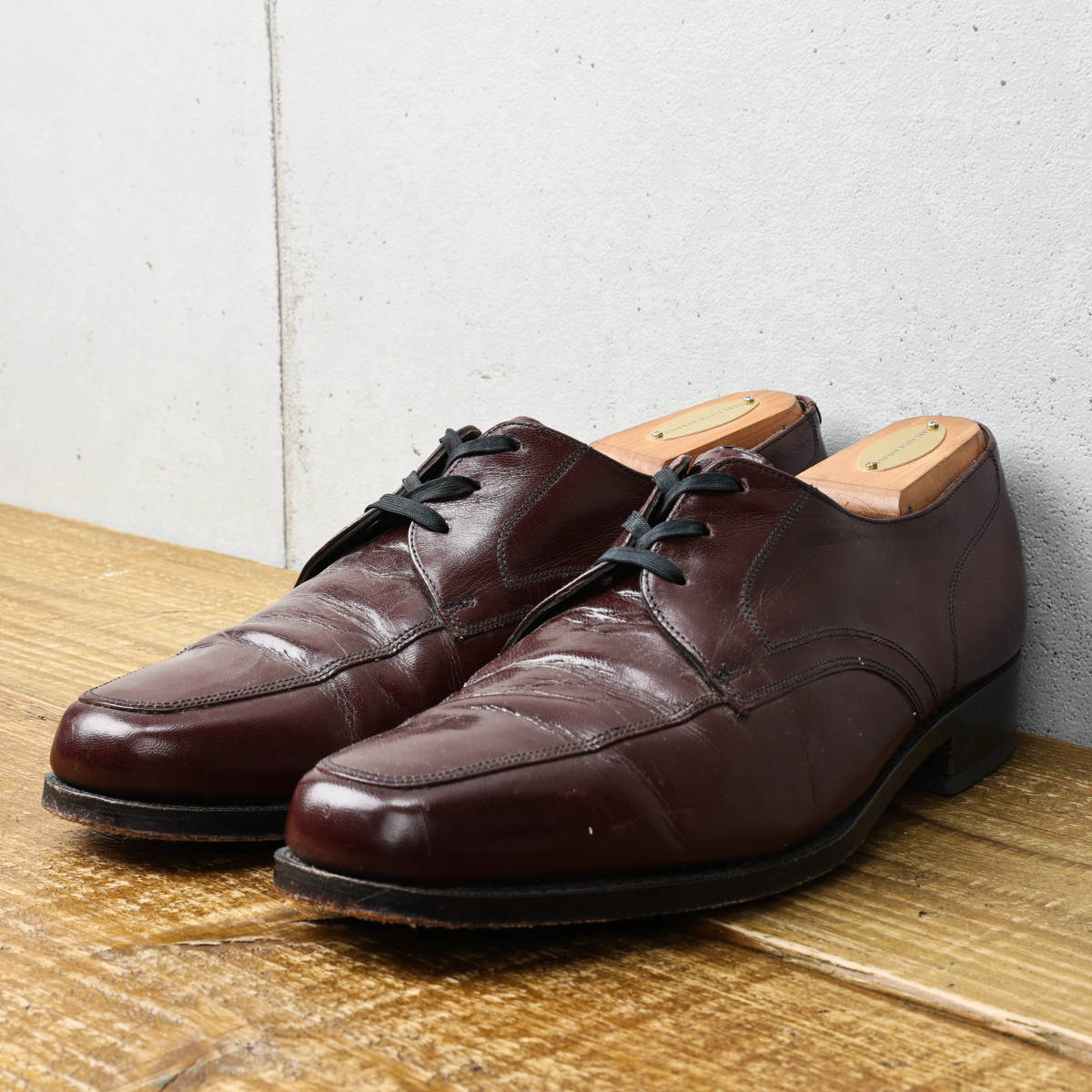 FLORSHEIMフローシャイム◆Uチップ レザーシューズ◆ブラウン◆US8/26cm_画像1