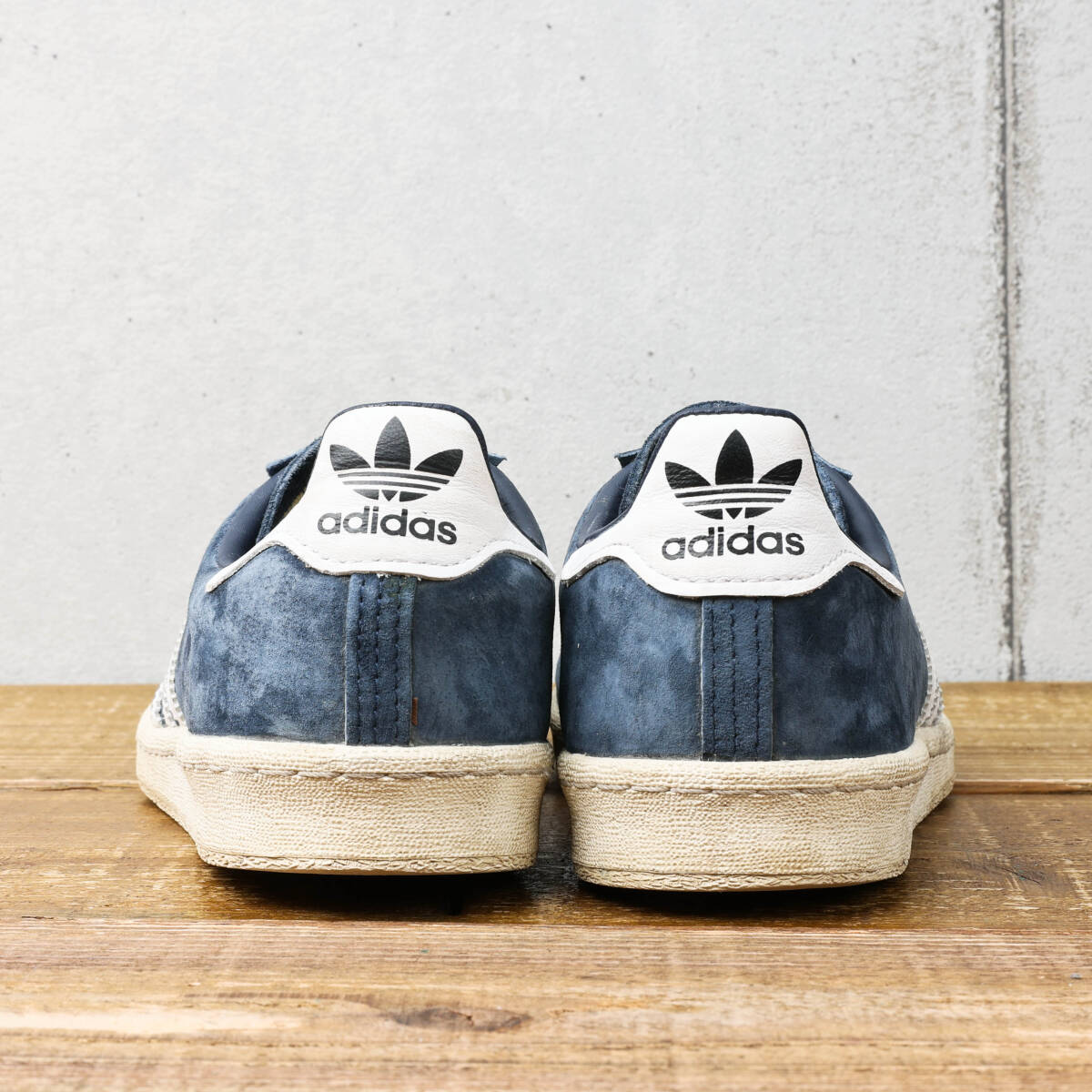 adidasアディダス◆Campus 80's キャンパス 80's◆ネイビー×ホワイト◆US9/27cm_画像3