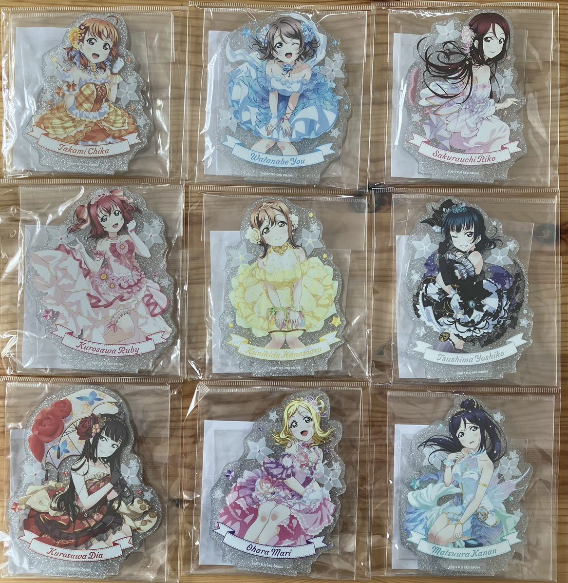 ラブライブ スクフェス スクールアイドルフェスティバル ラブライブ! サンシャイン!! きらりんアクリルスタンド Aqours お姫様ver.