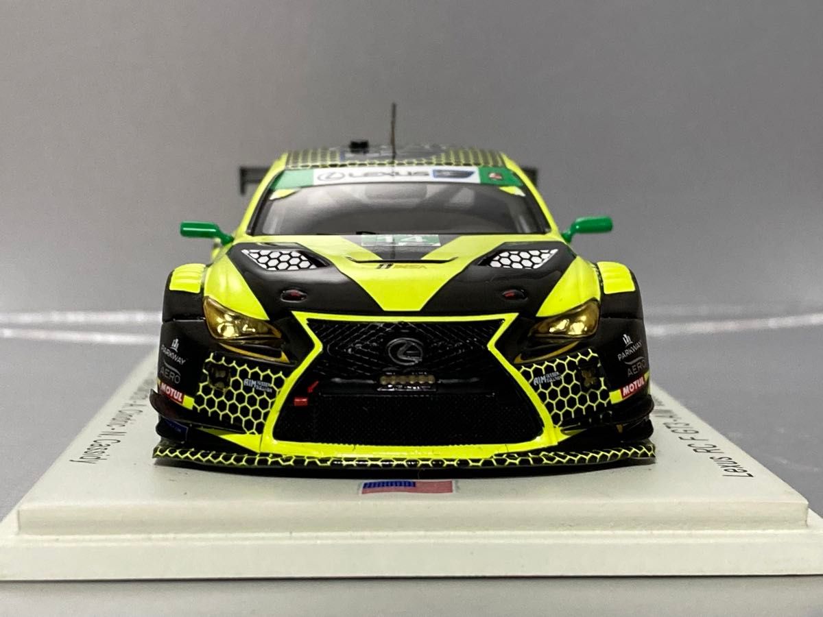 レクサス　RC F GT3 デイトナ24H 2019 スパーク 1/43スケール