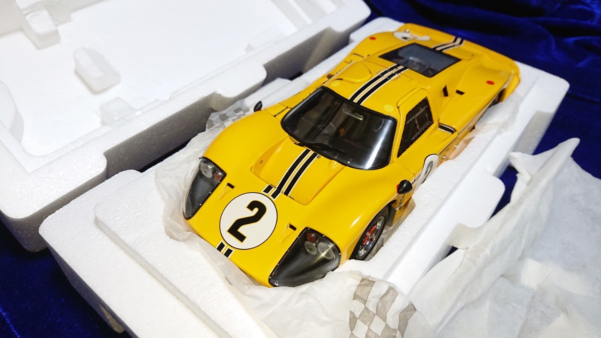 1/18 EXOTO Exoto Ford GT40 MK.IV Le Mans 1967 4th #2 Bruce McLaren / Mark Donohue Ford блюз * McLAREN 