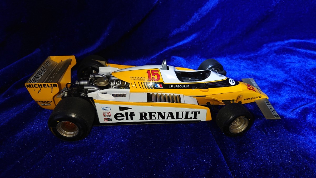 1/18 EXOTO Renault RE-20 1980 Turbo France GP Jean-Pierre Jabouille #15 Exoto Renault RE20 turbo France GPjab il 