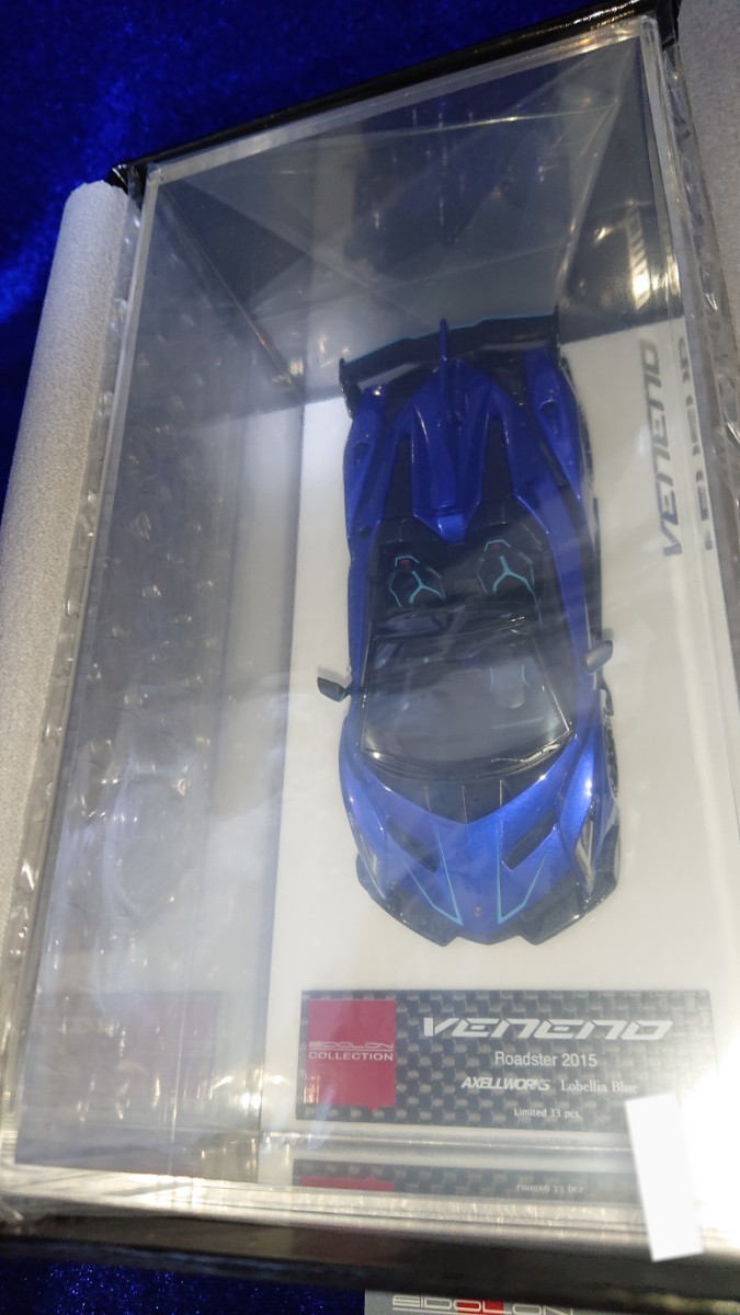 1/43 MAKE UP EIDOLON AXELLWORKS Lamborghini Veneno Roadster メイクアップ アイドロン アクセルワークス ランボルギーニ 検 1/18 _画像1