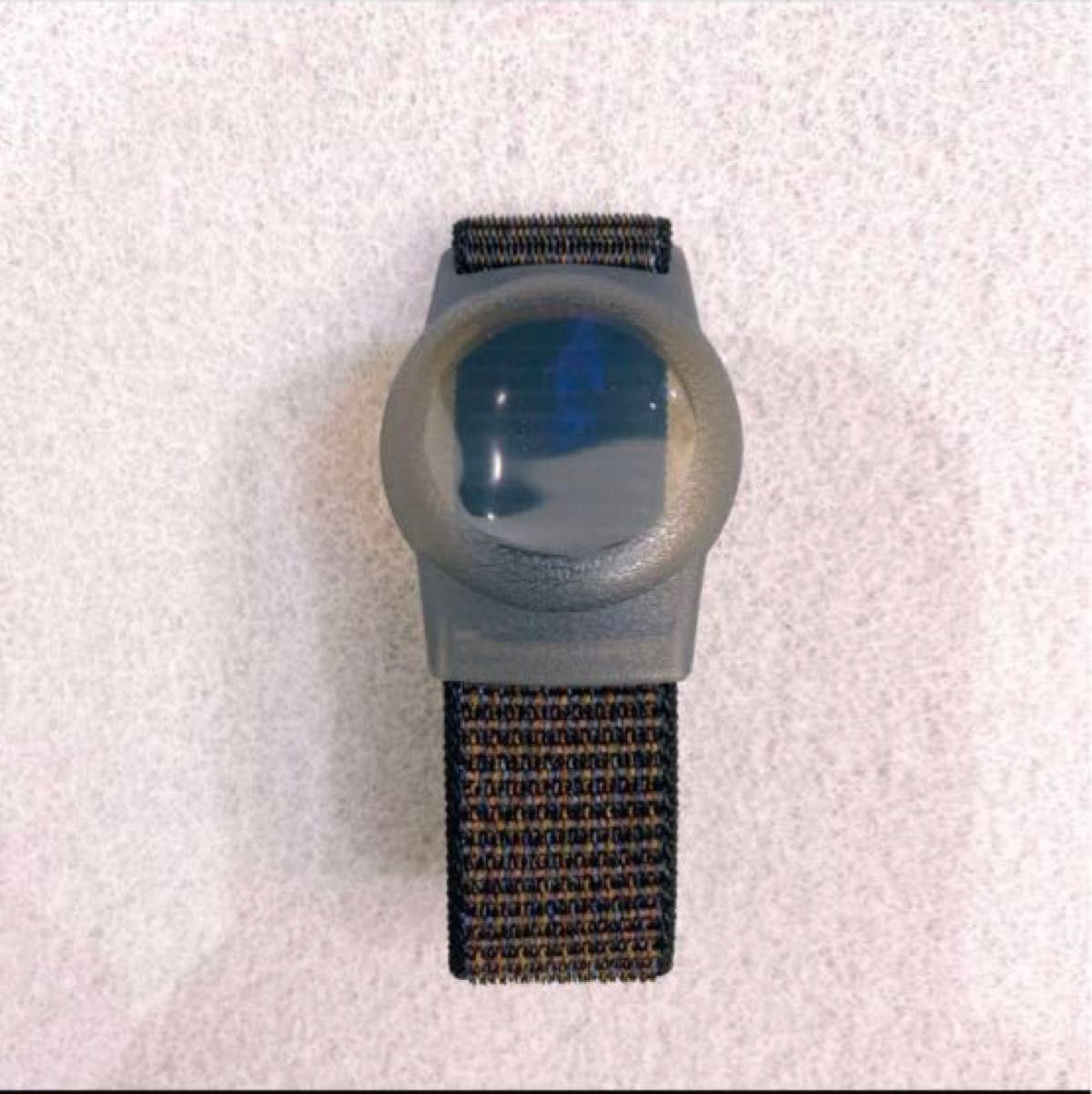 【大人気】AirTagケース 腕時計 エアタグバンド キッズ 紛失防止 腕時計型 アップル 黒 ブラック 男の子 女の子