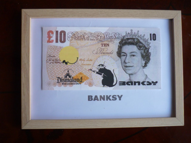送料無料☆バンクシー Banksy☆真作保証 ☆キャンバス生地 送料無料☆バンクシー Banksy☆真作保証 ☆キャンバス生地