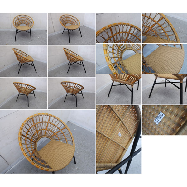 ■P019■展示品■ASPLUND/アスプルンド■DAHLIA LOUNGE CHAIR/ダリア ラウンジ チェア■RESORTIR/リゾルティールシリーズ■の画像3