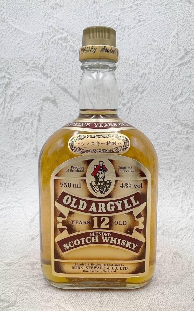 ◇酒◆OLD ARGYLL オールド アーガイル 12年 ブレンデッド スコッチ ウイスキー 750ml 43％ 未開栓_画像1