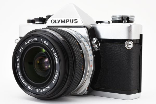 【実用外観美品】Olympus オリンパス OM-2 フィルム一眼 / OM-SYSTEM ZUIKO MC AUTO-W F2.8 35mm MFレンズ #347_画像3