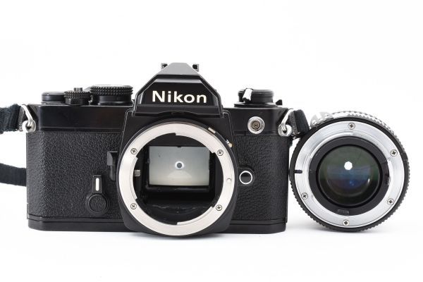 【実用品】Nikon ニコン FM フィルム一眼カメラ / Ai NIKKOR 50mm 1:1.4 MFレンズ #375_画像9
