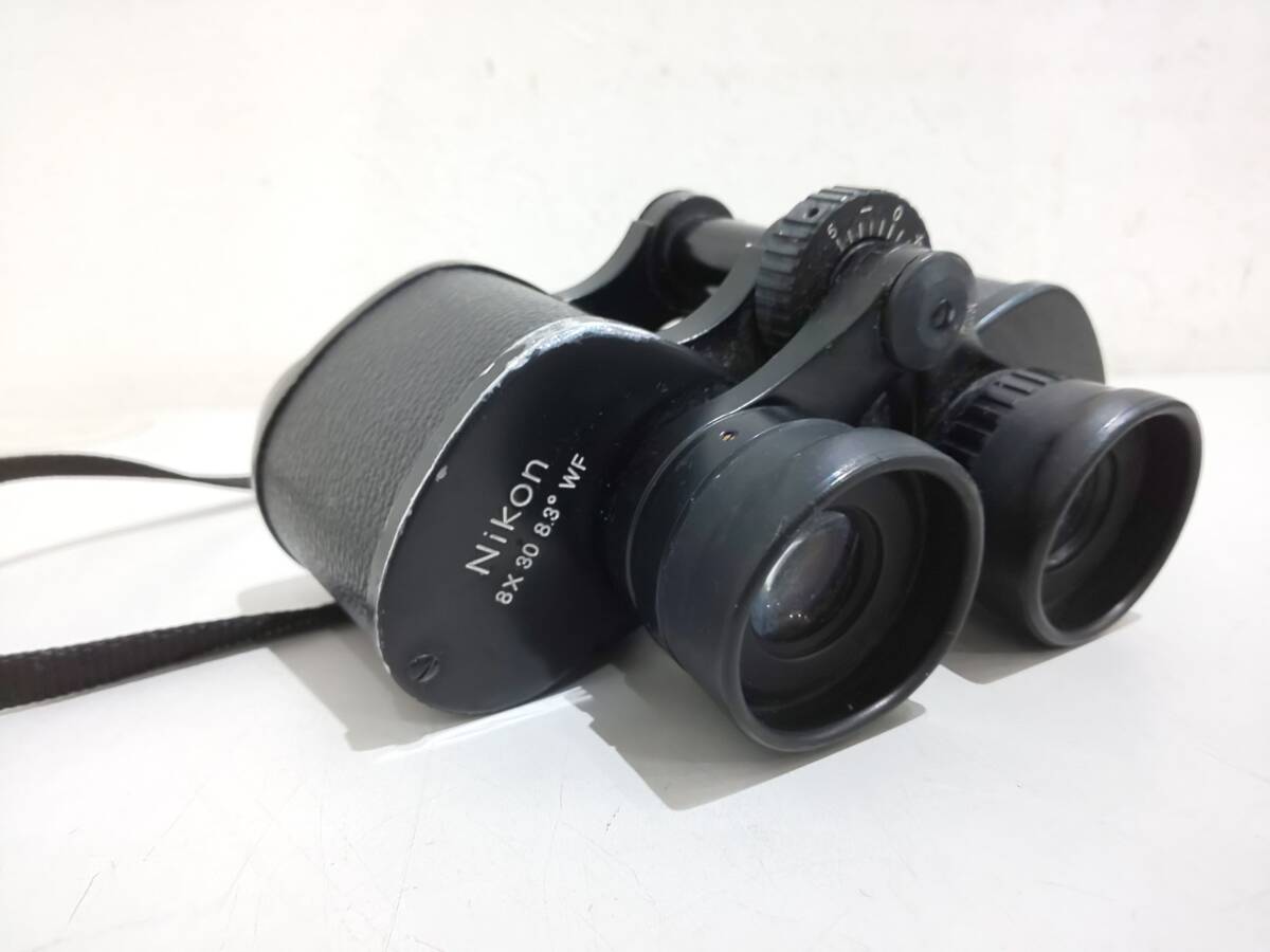 56597★中古品 双眼鏡 Nikon ニコン 8X30 8.3 WF バードウォッチング アウトドア用品 _画像1