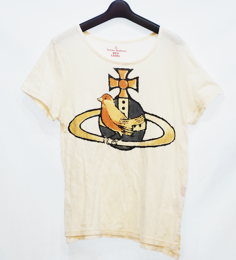 Vivienne Westwood RED LABEL オーブ＆小鳥 プリント カットソー ヴィヴィアンウエストウッド Tシャツ ORB バード_画像1