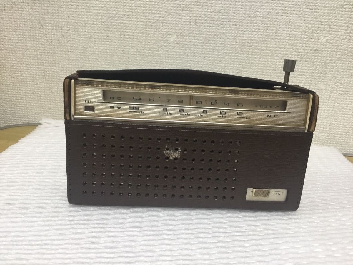 昭和レトロ ソニー 2バンド(BC・SW)ラジオ   8トランジスター1962年製 TR−819 の画像1