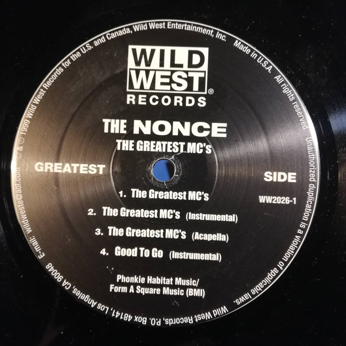 [試聴][12]アングラ　Turnin' It Out / The Greatest MC's / Good To Go // The Nonce[12]WW2026-1 90ｓヒップホップJAZZY ジャズ シングル_画像1