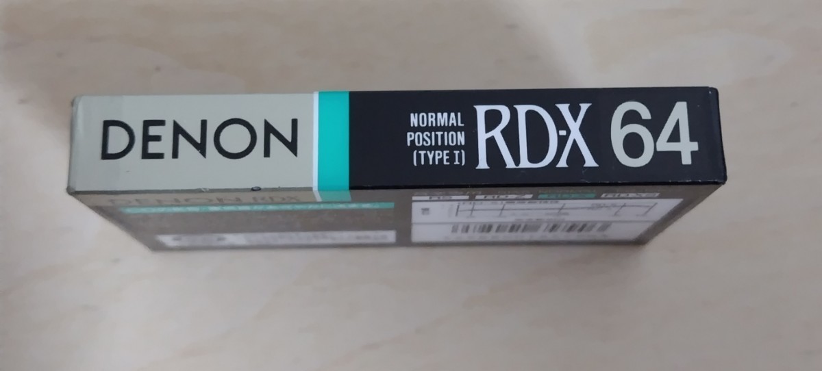 DENON デノン RD-X 64 カセットテープ NORMAL TYPE I 未開封 送料185円より_画像4