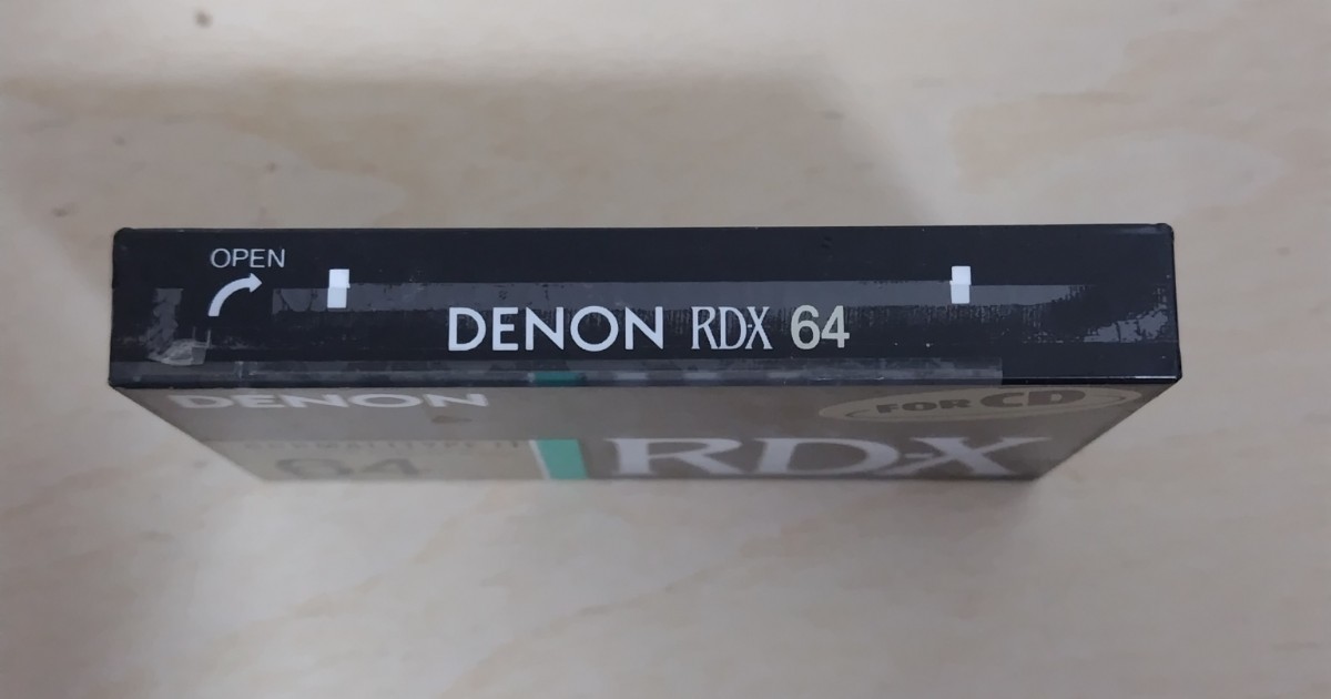DENON デノン RD-X 64 カセットテープ NORMAL TYPE I 未開封 送料185円より_画像3