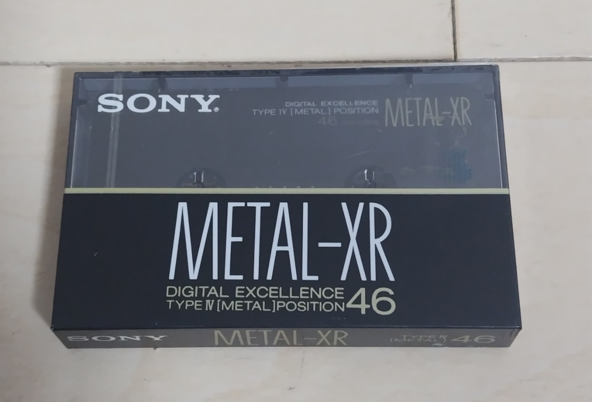  Sony SONY METAL XR 46 minute MTL-XR 46 cassette tape metal tape unopened postage 185 jpy ..