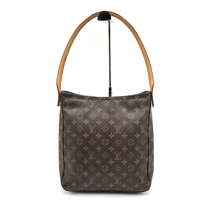 ルイヴィトン Louis Vuitton ショルダーバッグ モノグラム ルーピングGM ブラウン系 送料無料 h0101yq00267 中古 古着 ブランド古着DB_画像1