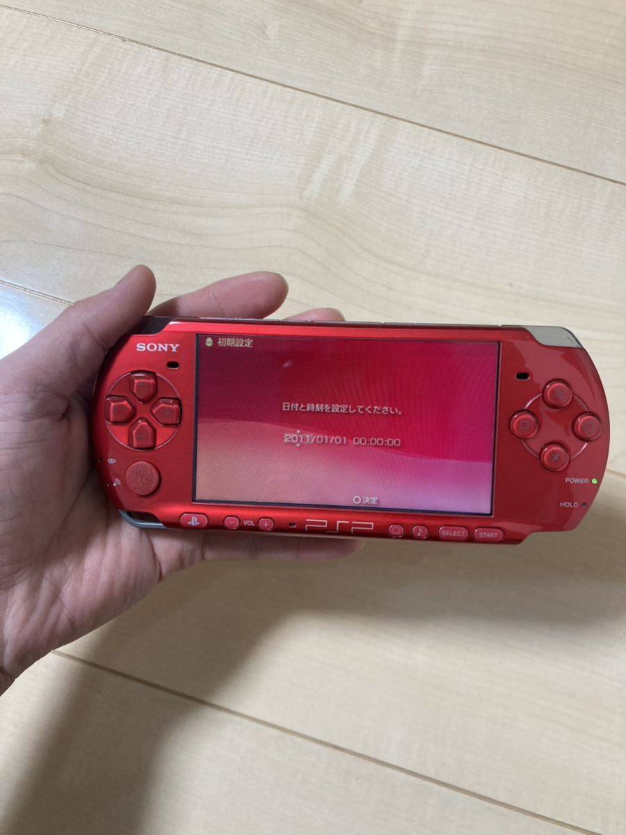 PSP 3000 レッド ..._画像1