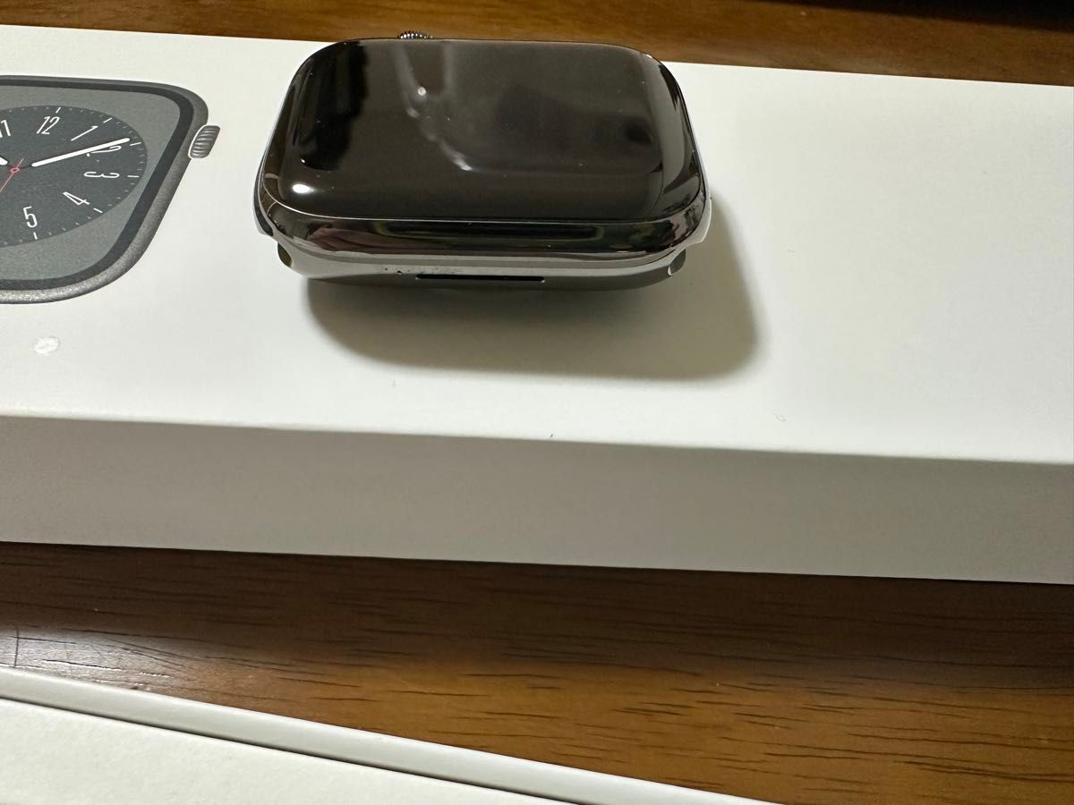 美品 Apple Watch Series8 45mm ステンレス　GPS+Cellularモデル　2024年1月に購入しました