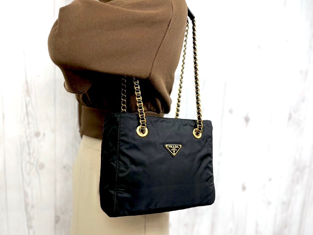 Yahoo!オークション - 極美品 PRADA プラダ テスート ゴールド Yahoo!オークション - 極美品 PRADA プラダ テスート ゴールド