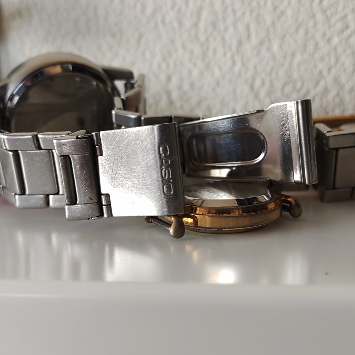 腕時計 不動品 クォーツ QZジャンク中古 まとめてアナログ ウェンガーWENGERステンレス メンズレディースクロノグラフの画像10
