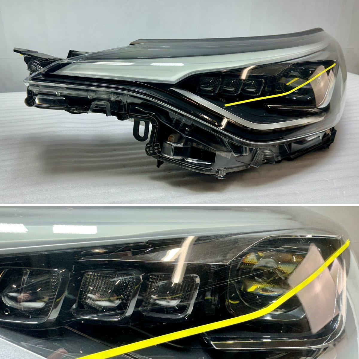 S-2773 C-HR 左右 ヘッドライト LED ZYX11 NGX10 後期 KOITO 10-116 打刻:K TOYOTA CHR 純正 2.27四ボ_画像6