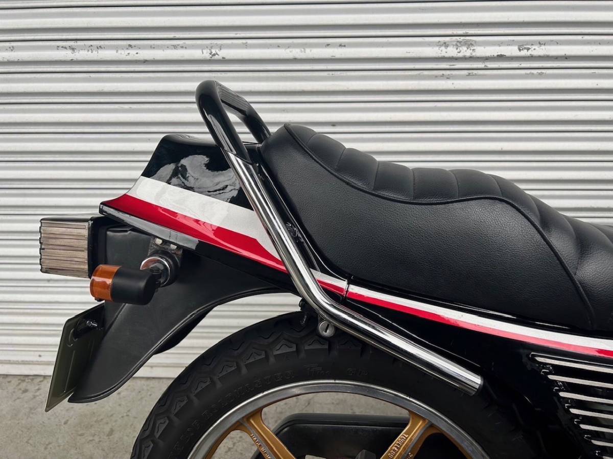 即決 Z400GP 極太 メッキタンデムバー ブラック 新品 タンデムバー テクニカルサービス本多_画像3