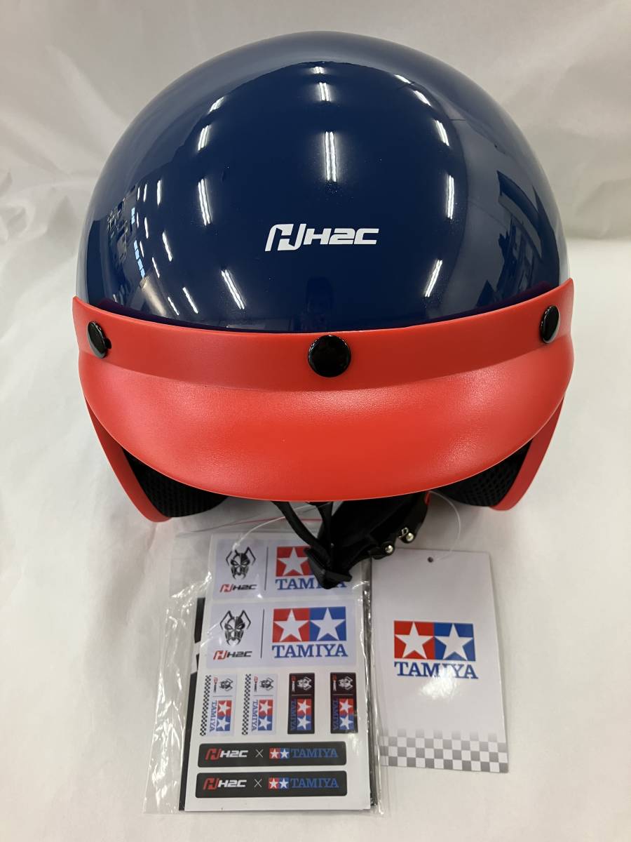 TAMIYA タミヤ　ヘルメット　新品　タイホンダ純正アクセサリー　H2C　青_画像3