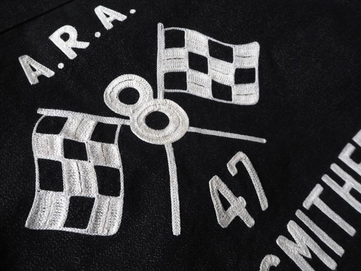 ザリアルマッコイズ BUCO MOTORCYCLE ワークシャツ 15 A.R.A.8 ブラックコバート 美品_画像10