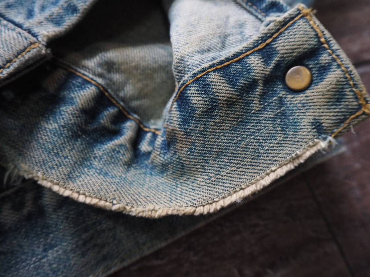 リーバイス LEVI'S 71507xx セカンドモデルデニムジャケット 90s日本製 38 507xx革パッチ復刻モデル_画像6