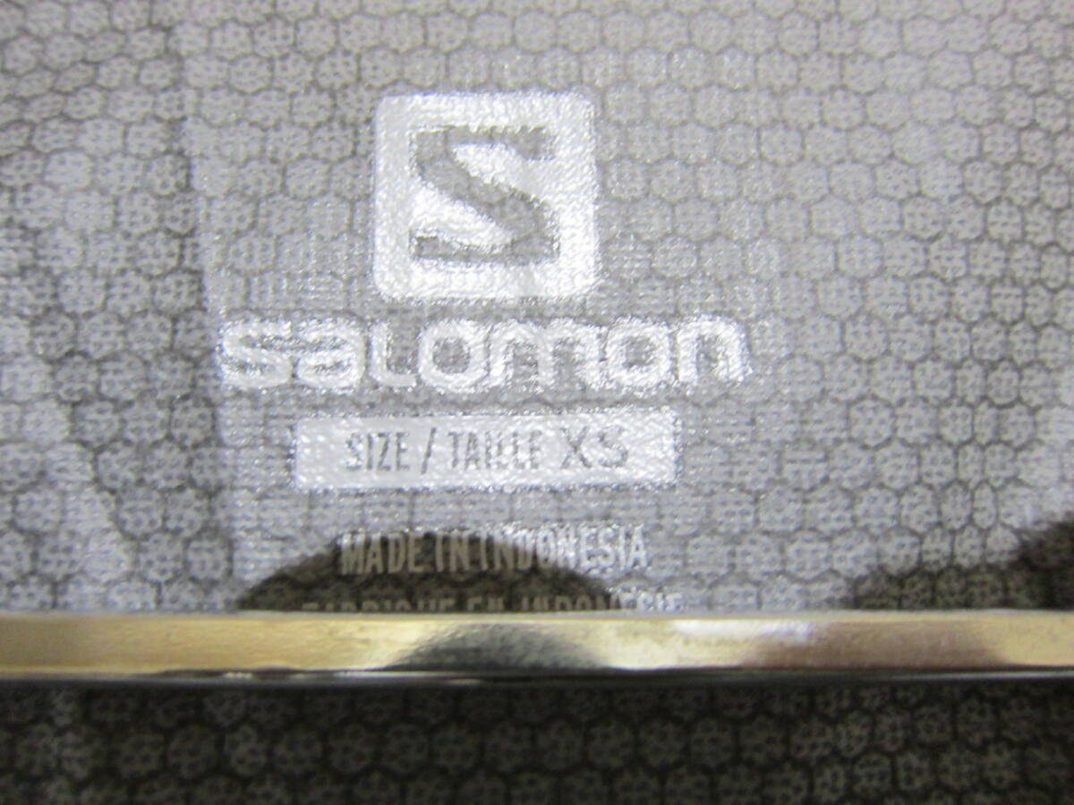 SALOMON サロモン　スキー　スノボー スノーボード　インナーウェア　パーカー　防寒　断寒　XSサイズ　E2402C_画像5