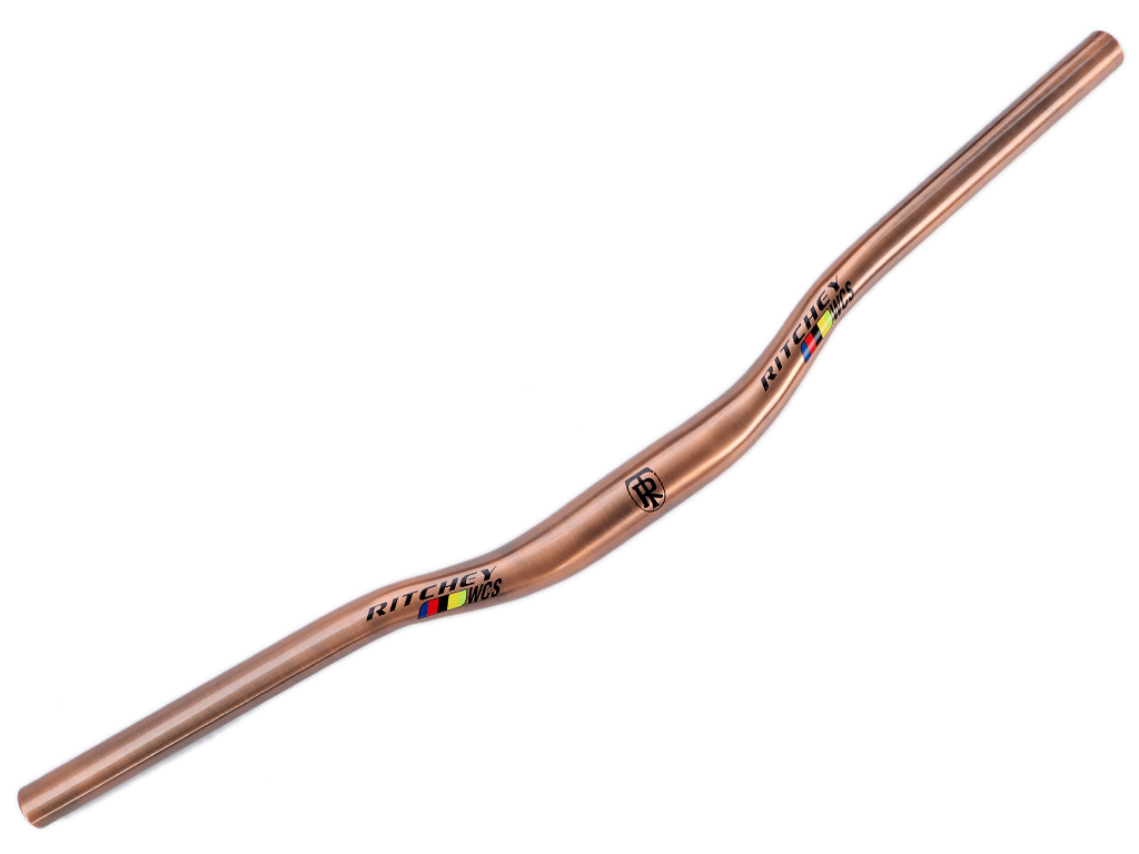 最新情報 31.8mm WCS リッチー Ritchey 超レア 640mm 台湾から出荷 - ブロンズ(ゴールド)カラー フラットバー